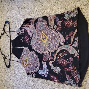 Reversible black with Paisley or just black Express Barcelona tank